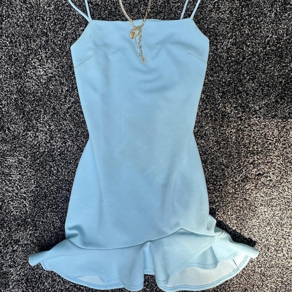 REVOLVE Light Blue Mini Dress